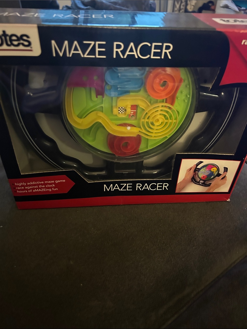 New In Box Totes Maze Racer Handheld Fun Timer Puzzle Game - Picture 3 of 5
